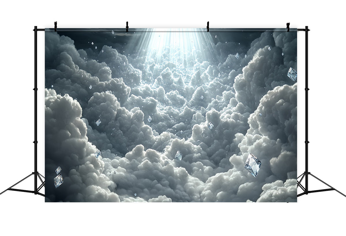 Wolken Backdrop Mystische Wolke Schwebende Diamanten Backdrop CSH4-236