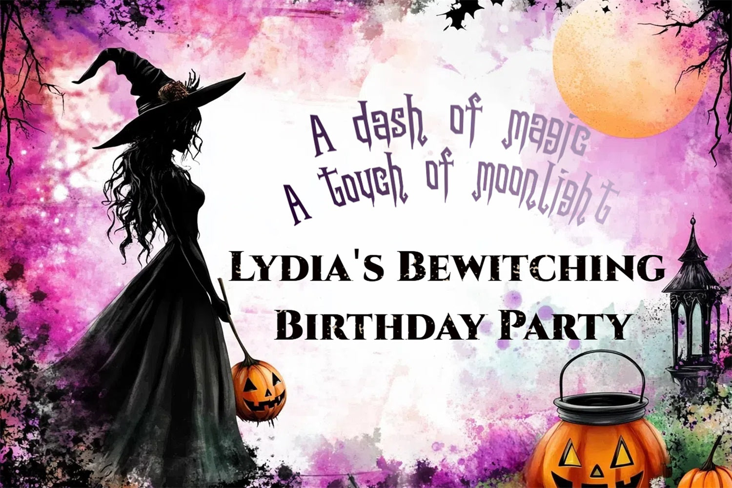 Benutzerdefinierte Backdrops For Birthdays Halloween Schloss Geist Backdrop CSH4-25