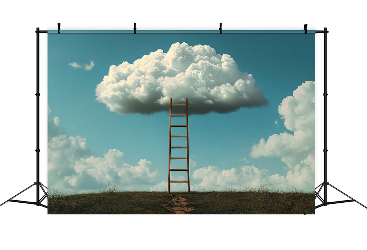 Himmel mit Wolken Backdrop Schwebende Wolkenleiter Backdrop CSH4-244