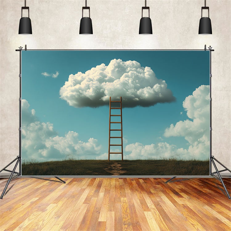Himmel mit Wolken Backdrop Schwebende Wolkenleiter Backdrop CSH4-244