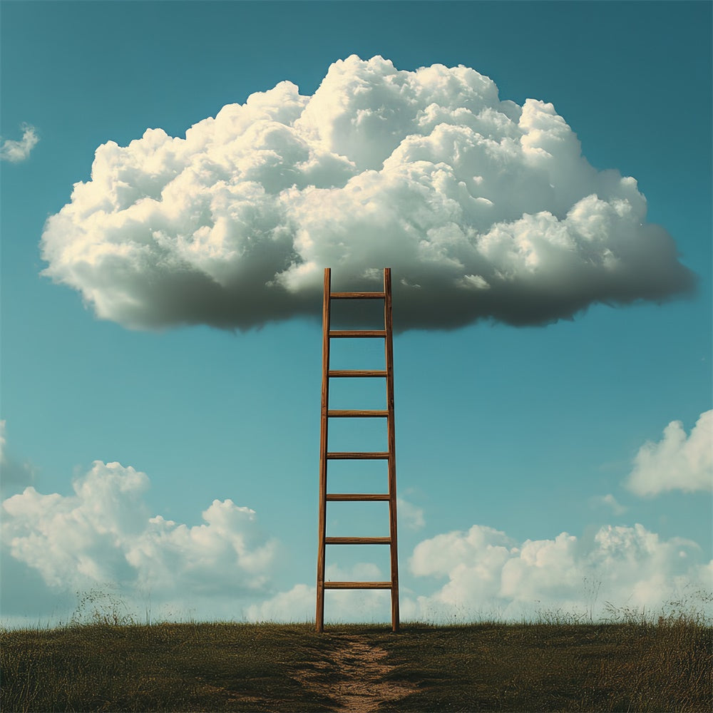 Himmel mit Wolken Backdrop Schwebende Wolkenleiter Backdrop CSH4-244