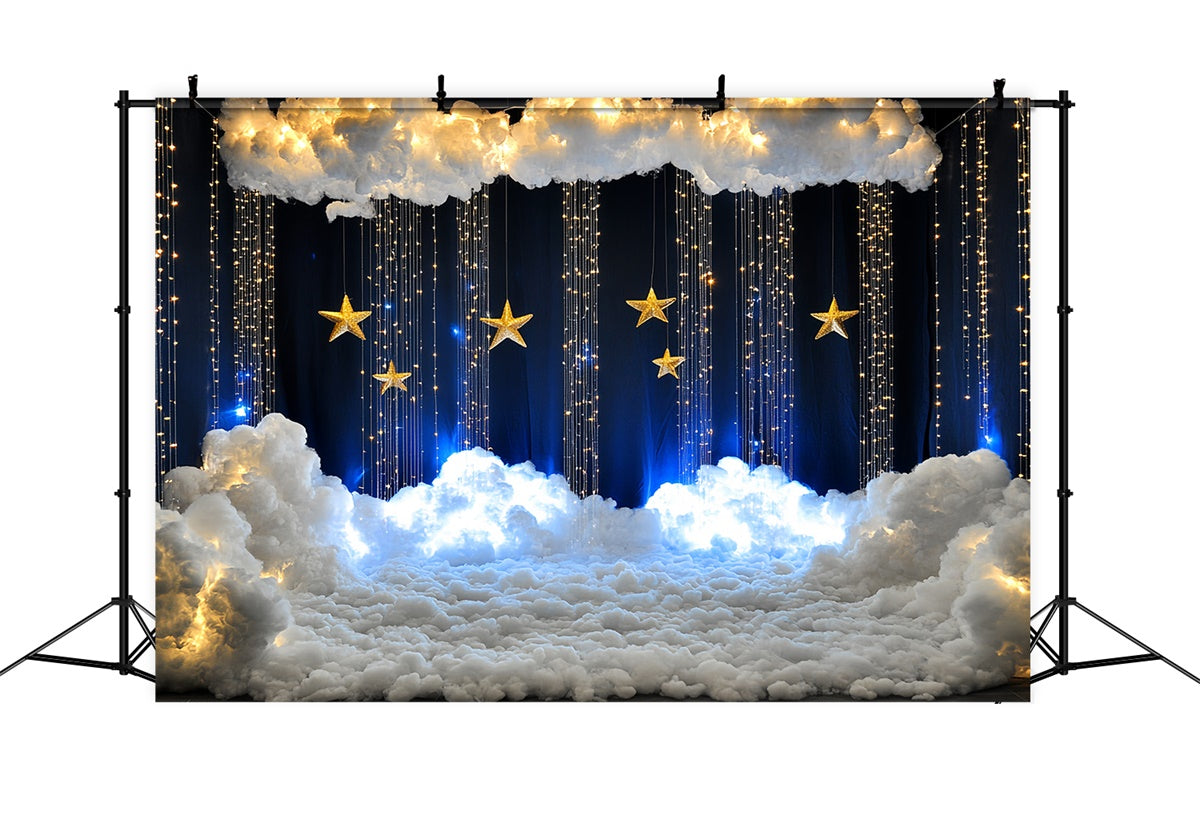 Wolke Hintergrund Fotografie Glitzernde Sterne Wolke Fantasy Hintergrund CSH4-246