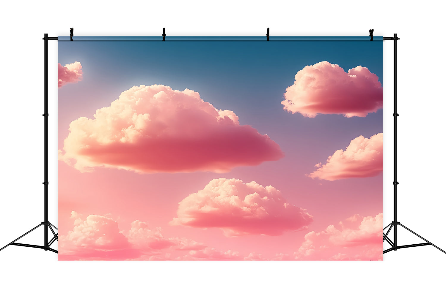 Wolke Fotohintergrund Flauschige Wolken Rosiger Himmel Hintergrund CSH4-266