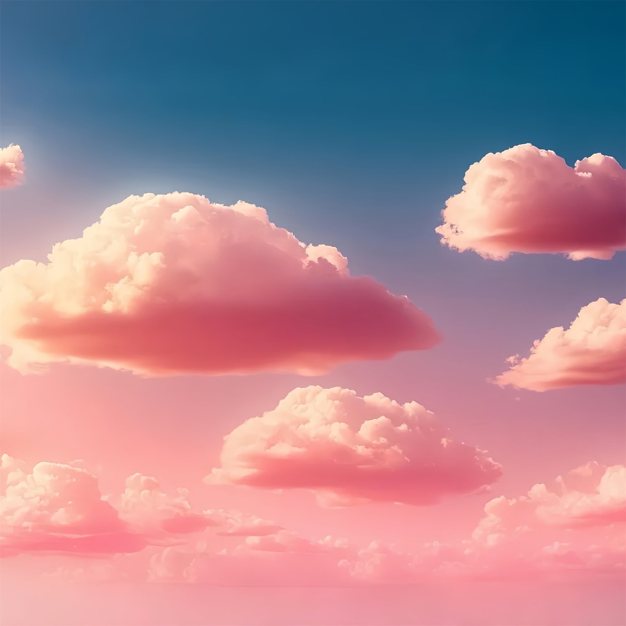 Wolke Fotohintergrund Flauschige Wolken Rosiger Himmel Hintergrund CSH4-266