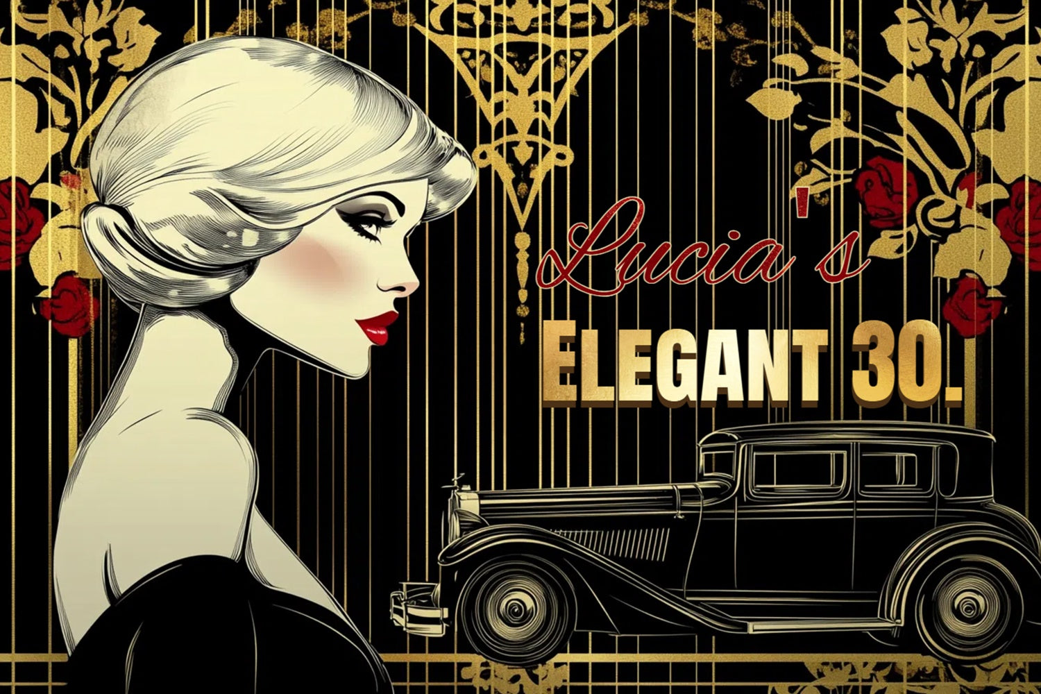 Benutzerdefinierte Geburtstag Backdrop Elegant Lila Gold Glitzer Backdrop CSH4-29