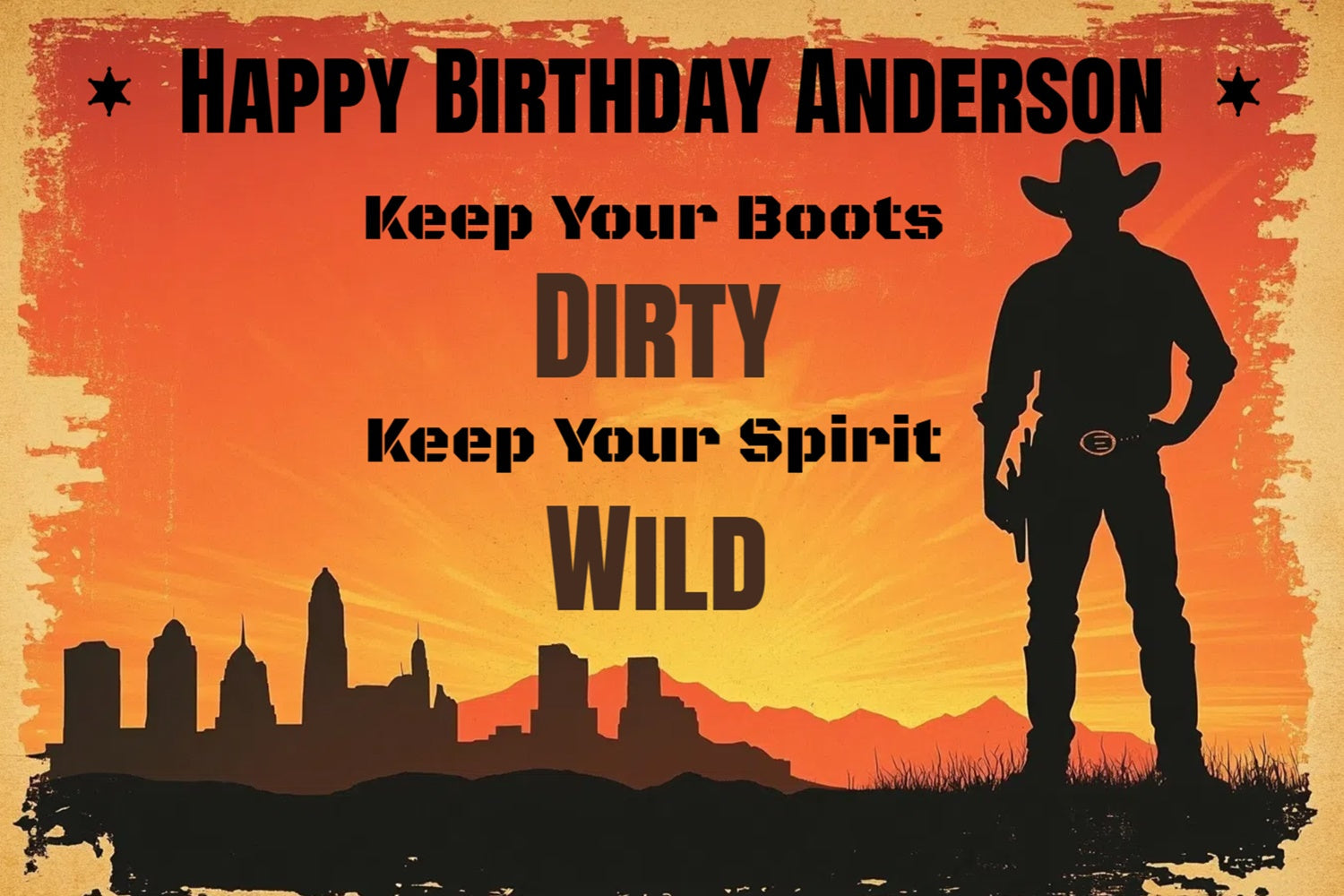 Benutzerdefinierte Geburtstag Party Backdrop Movie Night Black Gold Backdrop CSH4-32