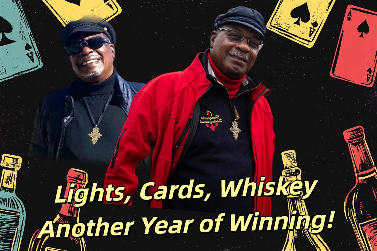 Benutzerdefinierte Backdrop For Geburtstag Klassisch Whiskey Glass Backdrop CSH4-34