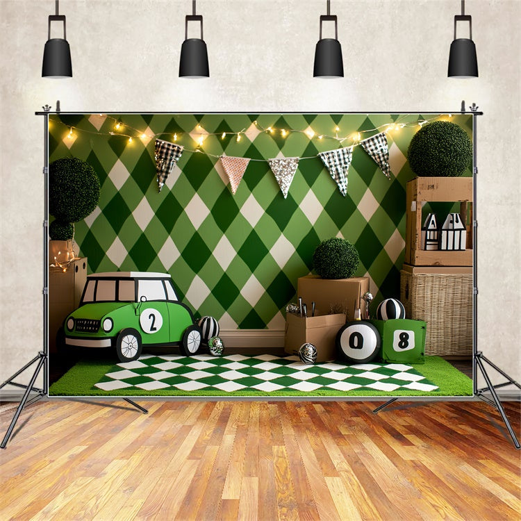 Sportfotografie Backdrops Mini Racer Diamond Wall Backdrop CSH4-375