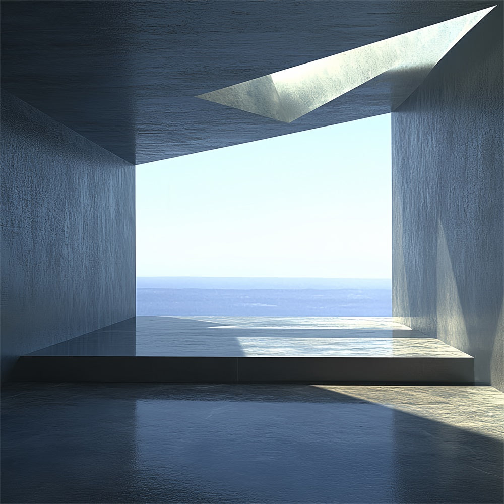 Architektur Backdrop Saubere Linie Architektur Meer Hintergrund CSH4-408