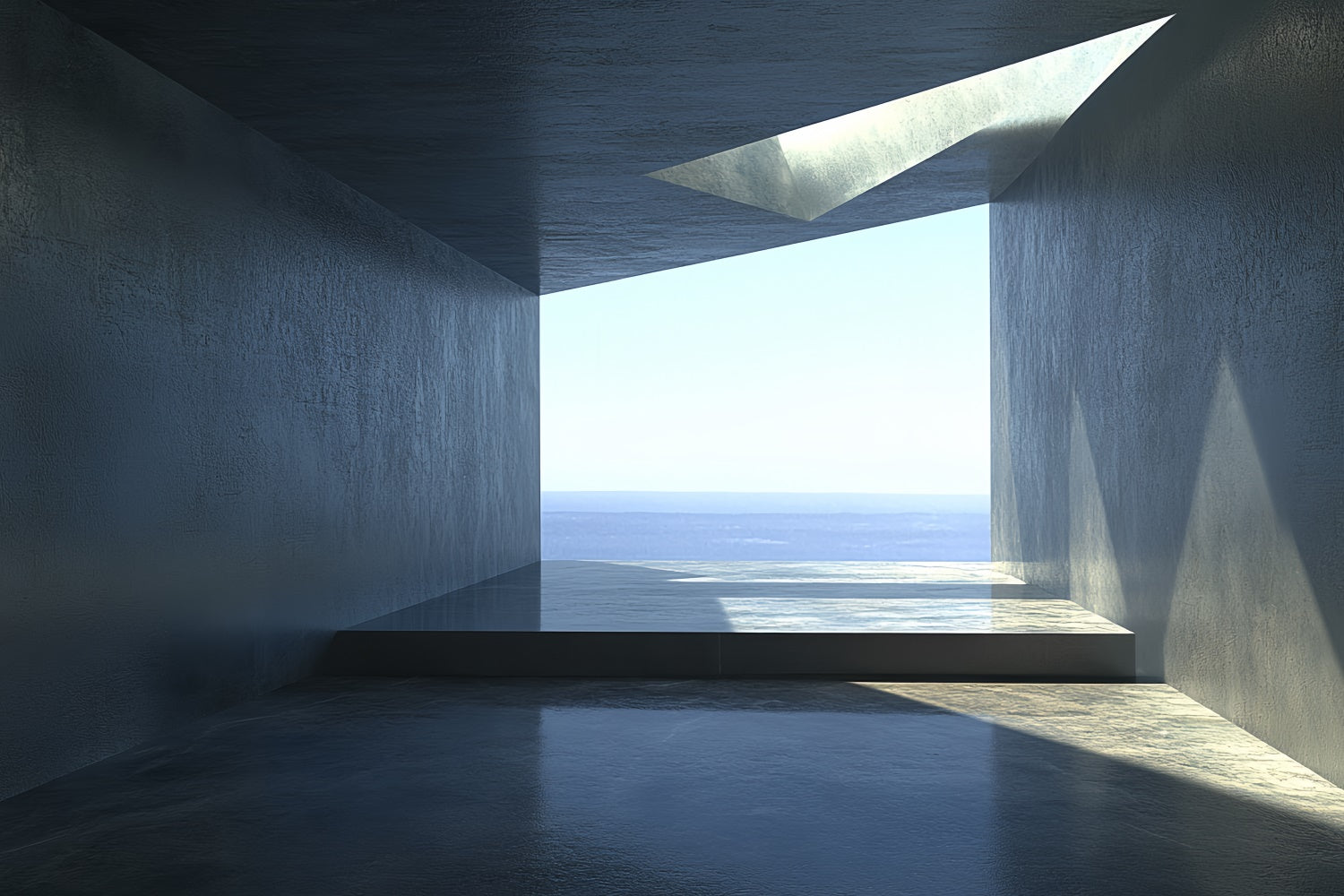 Architektur Backdrop Saubere Linie Architektur Meer Hintergrund CSH4-408