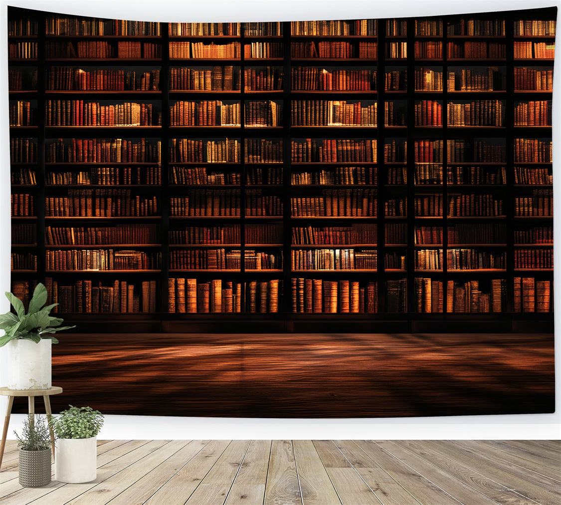 Alte Schule Backdrops Bibliothek Antike Bücherregal Backdrop CSH4-413
