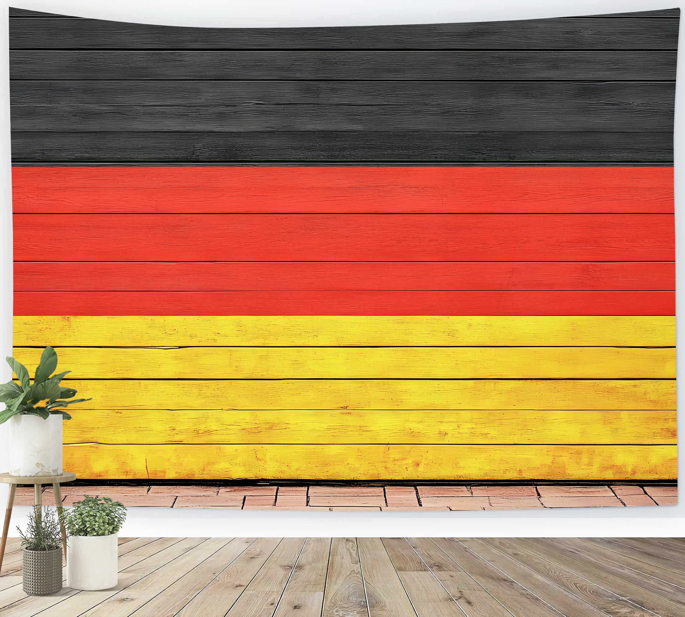 Vintage Fotografie Kulissen Flagge Rustikale Holzplanke Kulisse CSH4-421