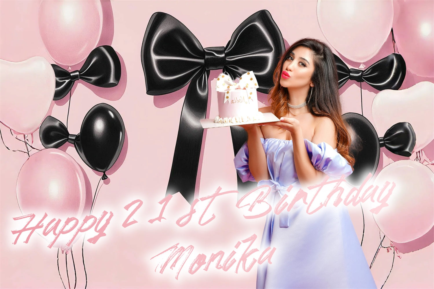 Benutzerdefinierte Made Geburtstag Backdrops Krone Ballon Backdrop CSH4-10