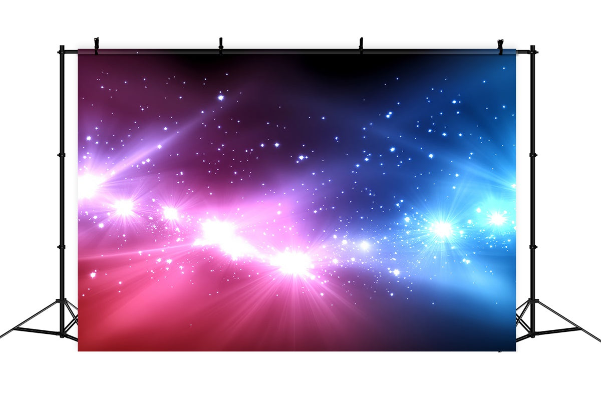 Bühnenhintergrund Rosa Blau Twinkle Night Backdrop CSH5-157