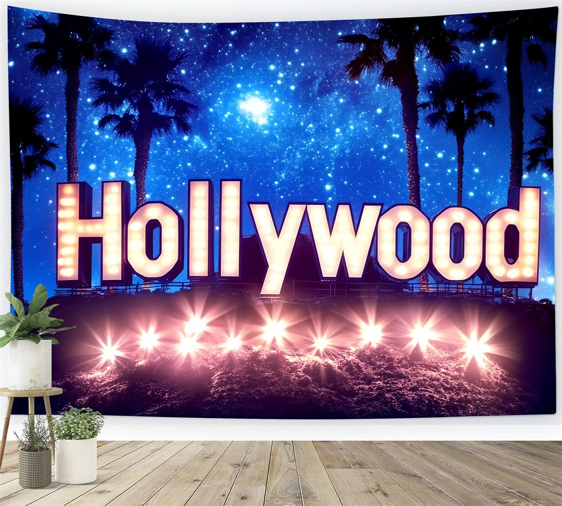 Hollywood-Themenhintergrund Sternenhimmel Premiere Lichterhintergrund CSH5-165