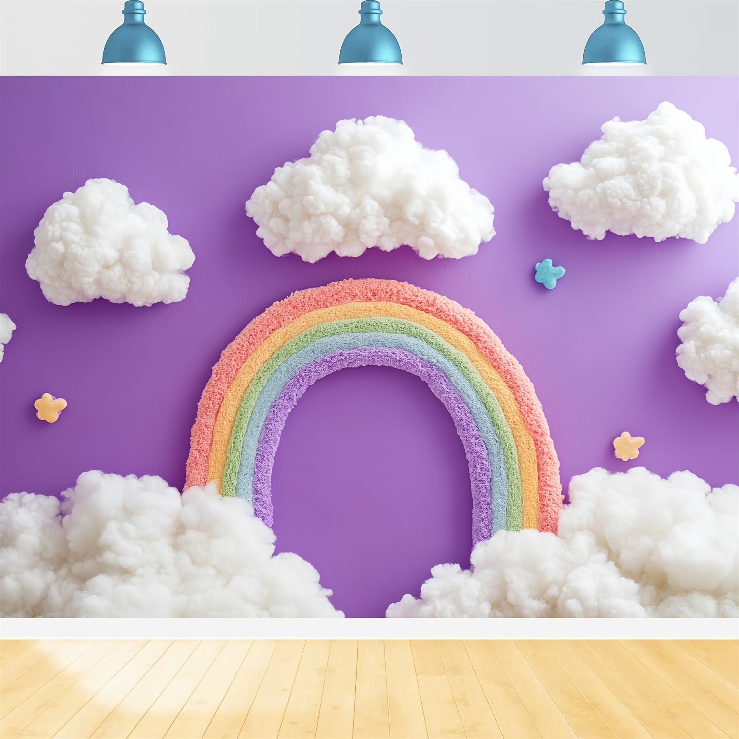 Regenbogen Fotohintergrund Wolkenbogen Fantasy Kinder Hintergrund CSH5-265