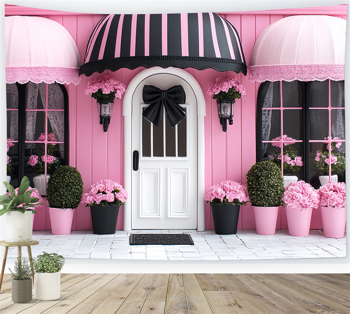 Kinder-Fotohintergrund Rosa Boutique Rose Fensterhintergrund CSH5-291