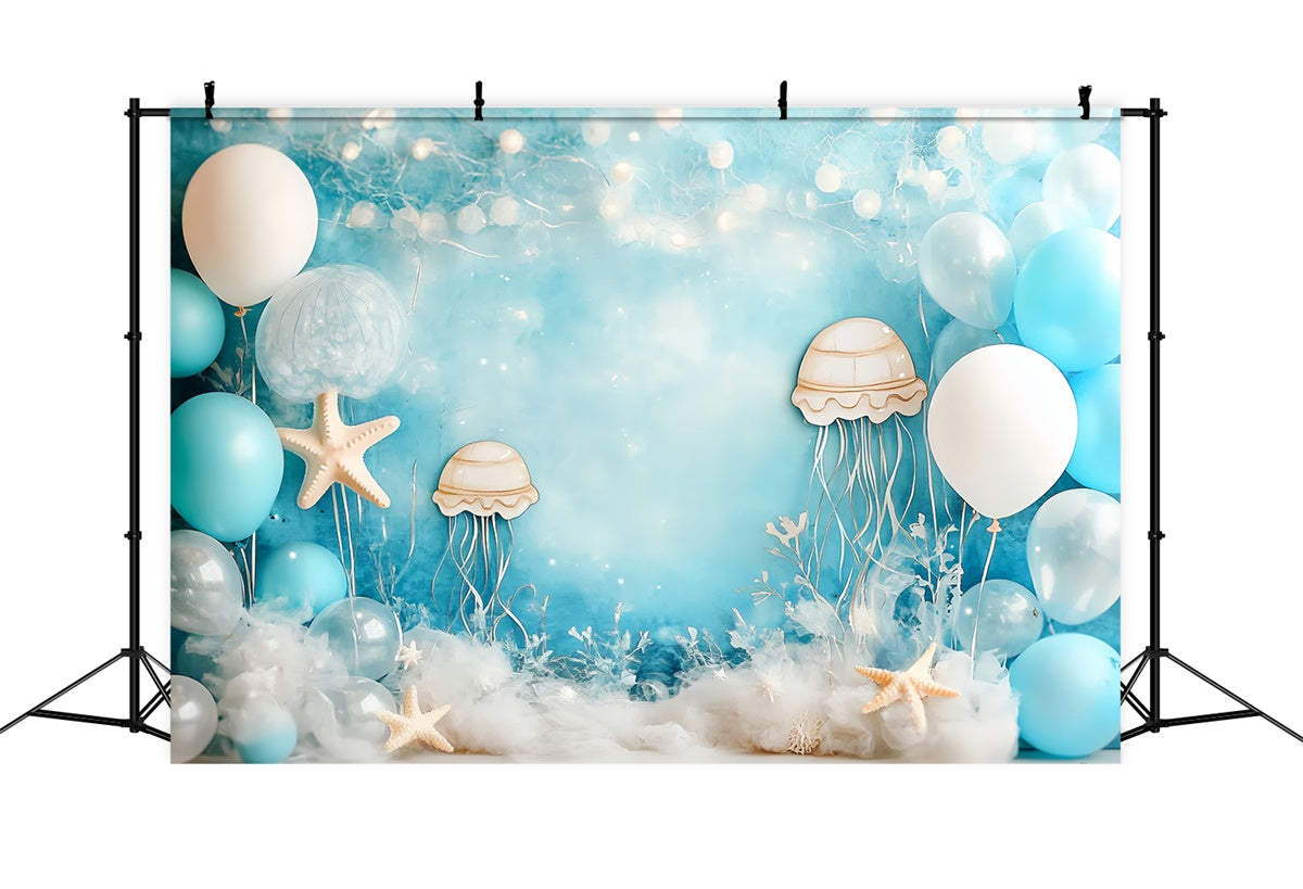 Kinder Backdrops Qualle Ozean Traum Ballon Backdrop CSH5-293