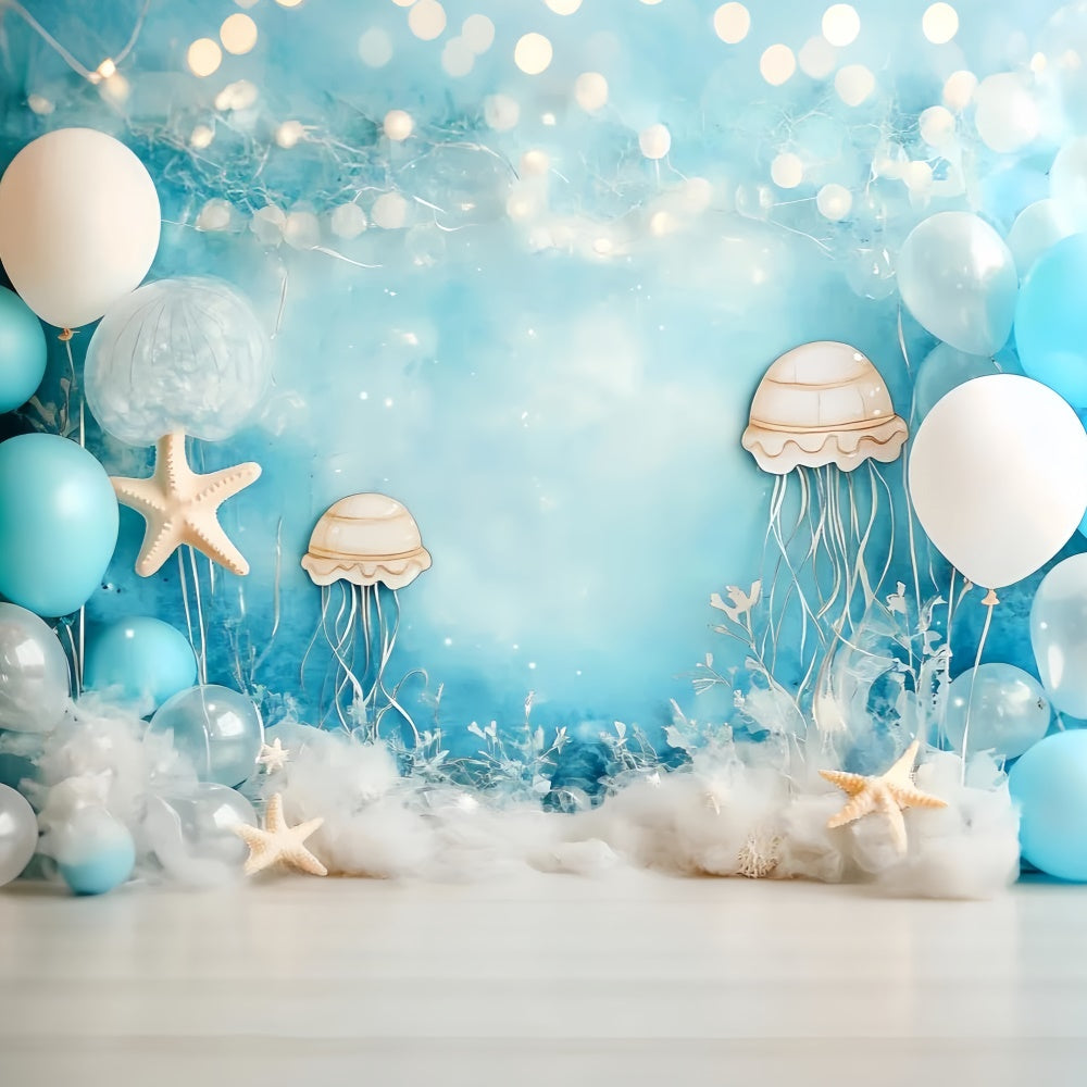 Kinder Backdrops Qualle Ozean Traum Ballon Backdrop CSH5-293