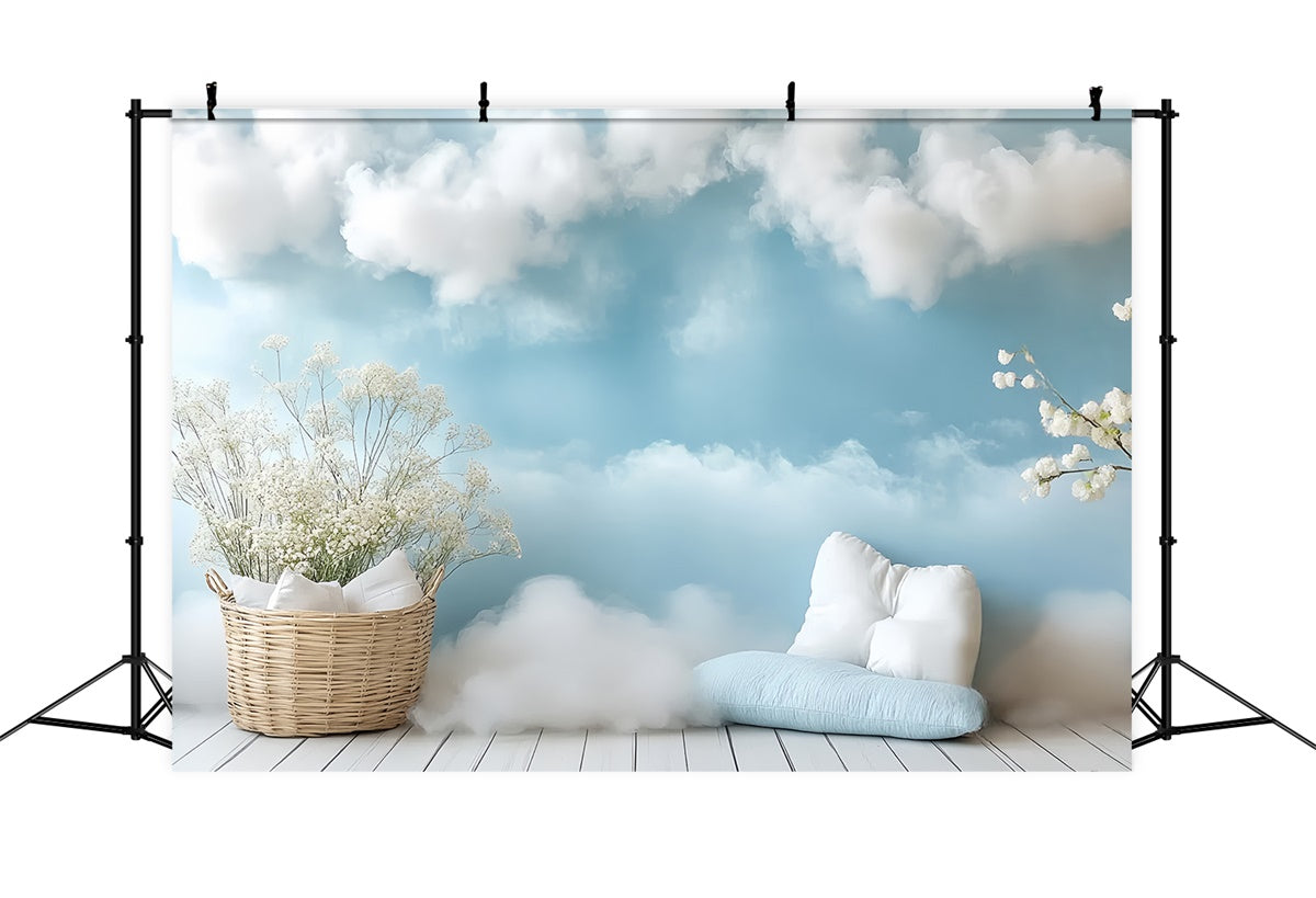 Neugeborenen-Fotoshooting-Hintergrund Dreamy Sky Comfort Backdrop CSH5-315