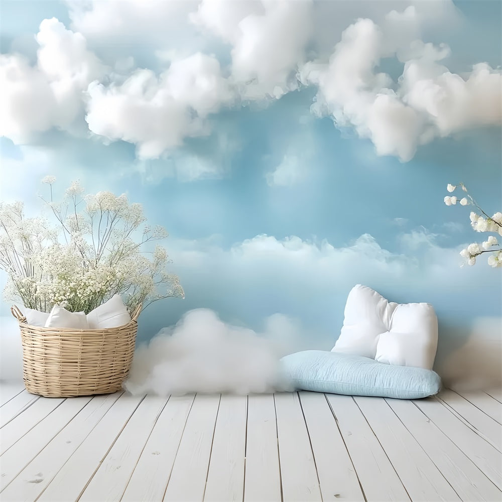 Neugeborenen-Fotoshooting-Hintergrund Dreamy Sky Comfort Backdrop CSH5-315