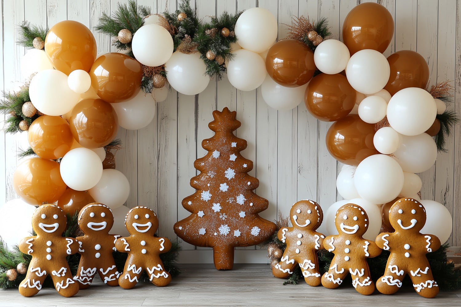 Neugeborenen-Fotohintergrund Cookie Cheer Weihnachtshintergrund CSH5-322
