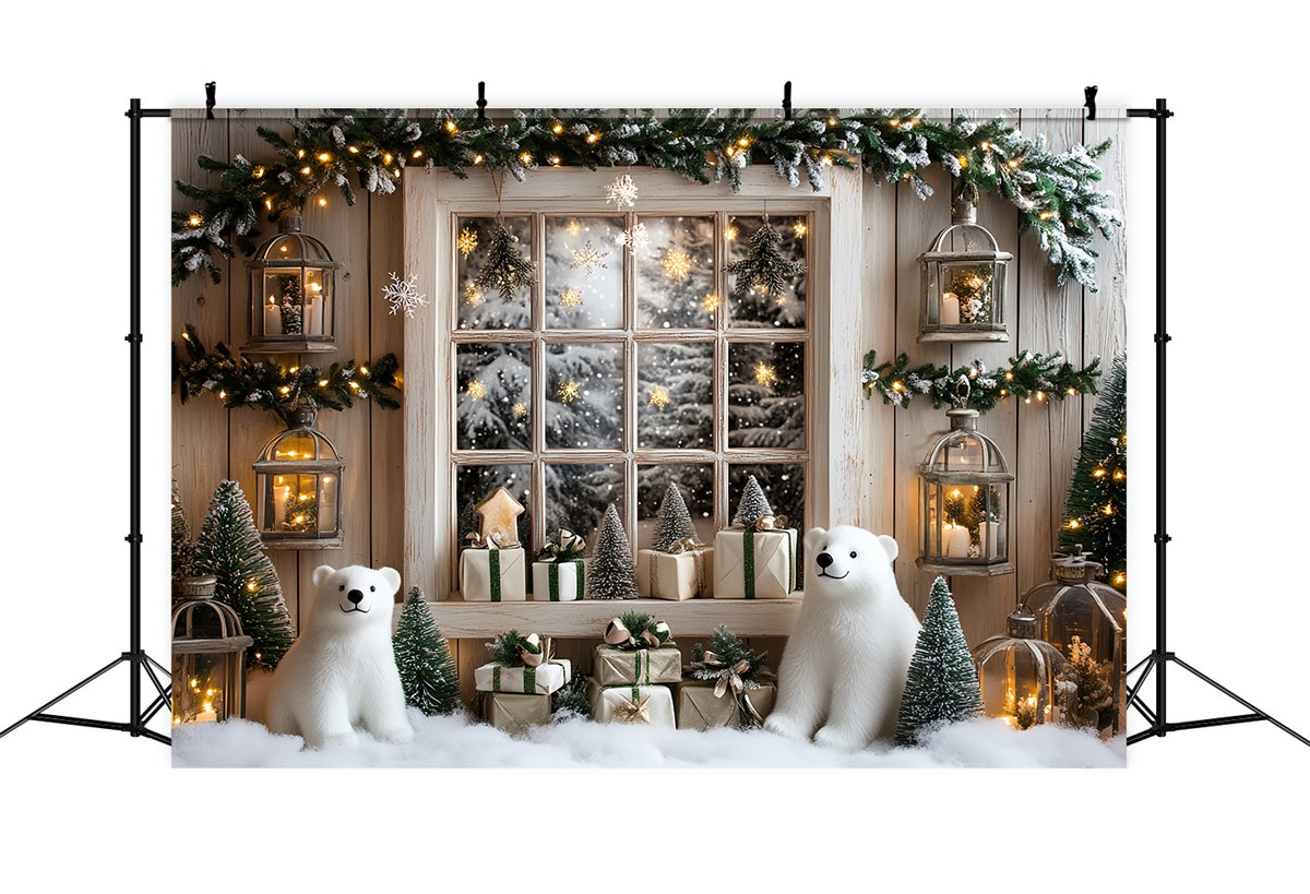 Fotografie Hintergründe für Kinder Gemütliche Hütte Weihnachten Hintergrund CSH5-326
