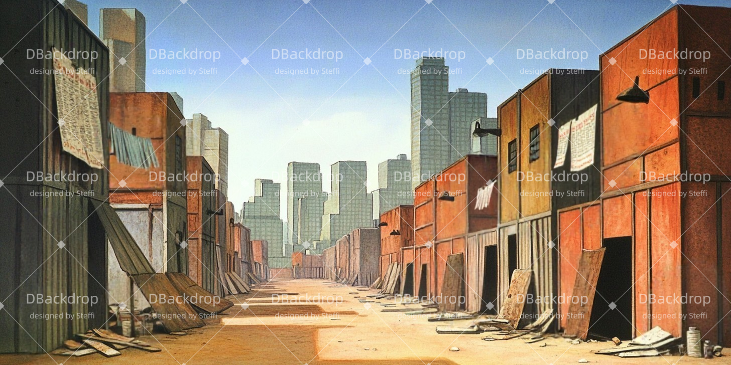 Theaterkulisse „Hoover Village“ Schulaufführungskulissen CSH510-T25