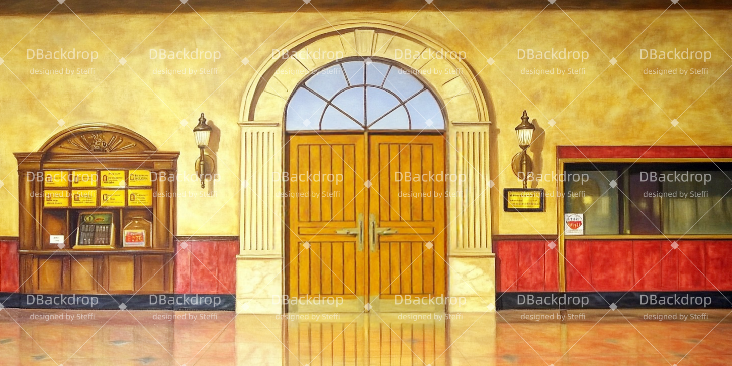 Theaterkulisse „Alter Bahnhof“ Kulissen für Schulaufführungen CSH510-T54