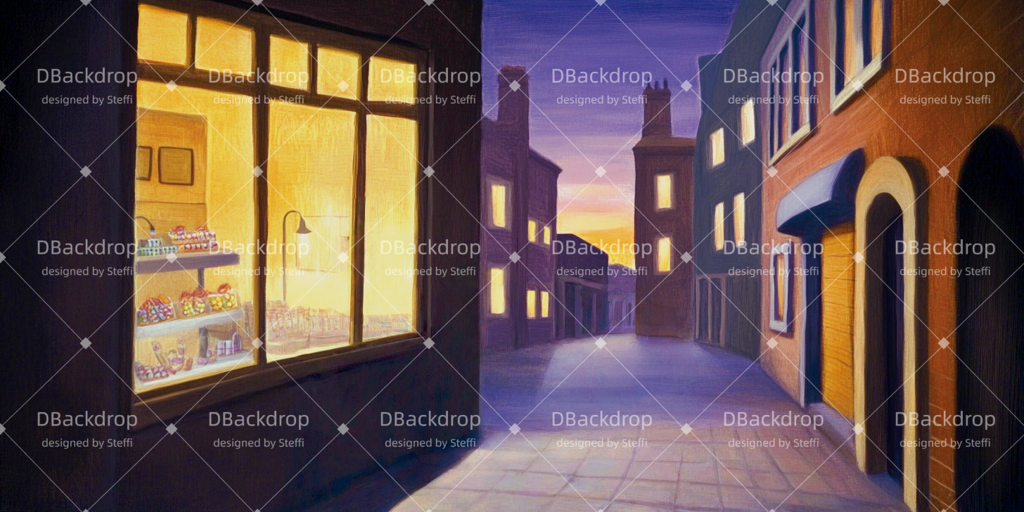 Vorhänge Theater Nachtstraße Theaterbühnenbau CSH511-T95