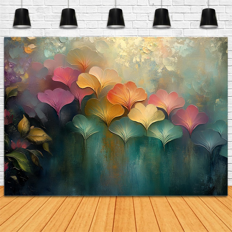Malerei Backdrops Radiant Petal Mist Fabric Fotohintergrund CSH57-251