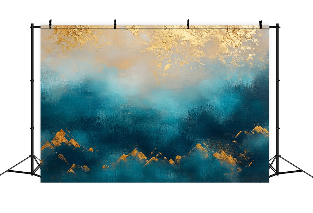 Backdrops Fine Art Golden Horizon Peaks Stoffhintergrund CSH57-255