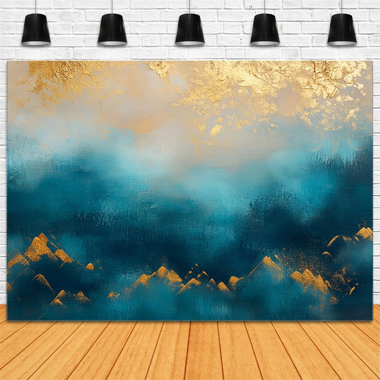 Backdrops Fine Art Golden Horizon Peaks Stoffhintergrund CSH57-255