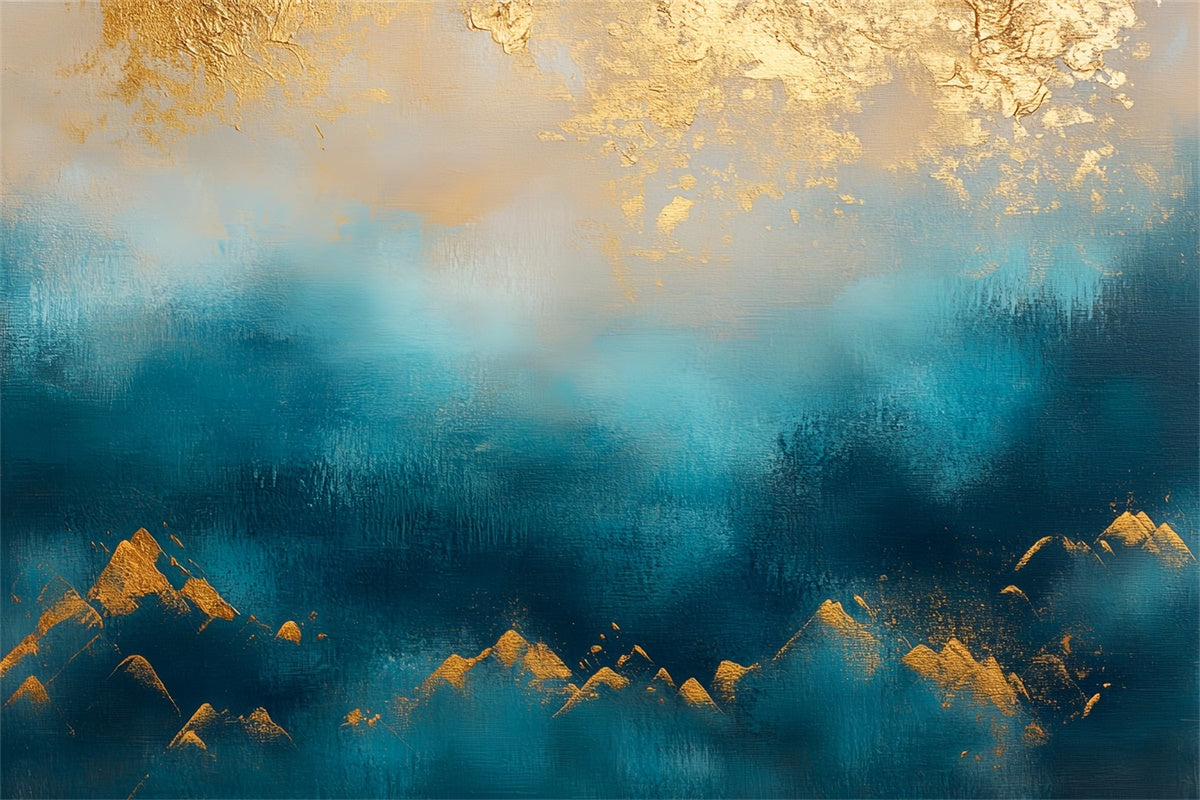 Backdrops Fine Art Golden Horizon Peaks Stoffhintergrund CSH57-255