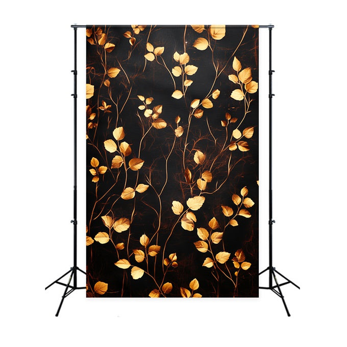 Fine Art Fotografie Hintergrund Luxe Leaf Gilded Fotohintergrund CSH57-264