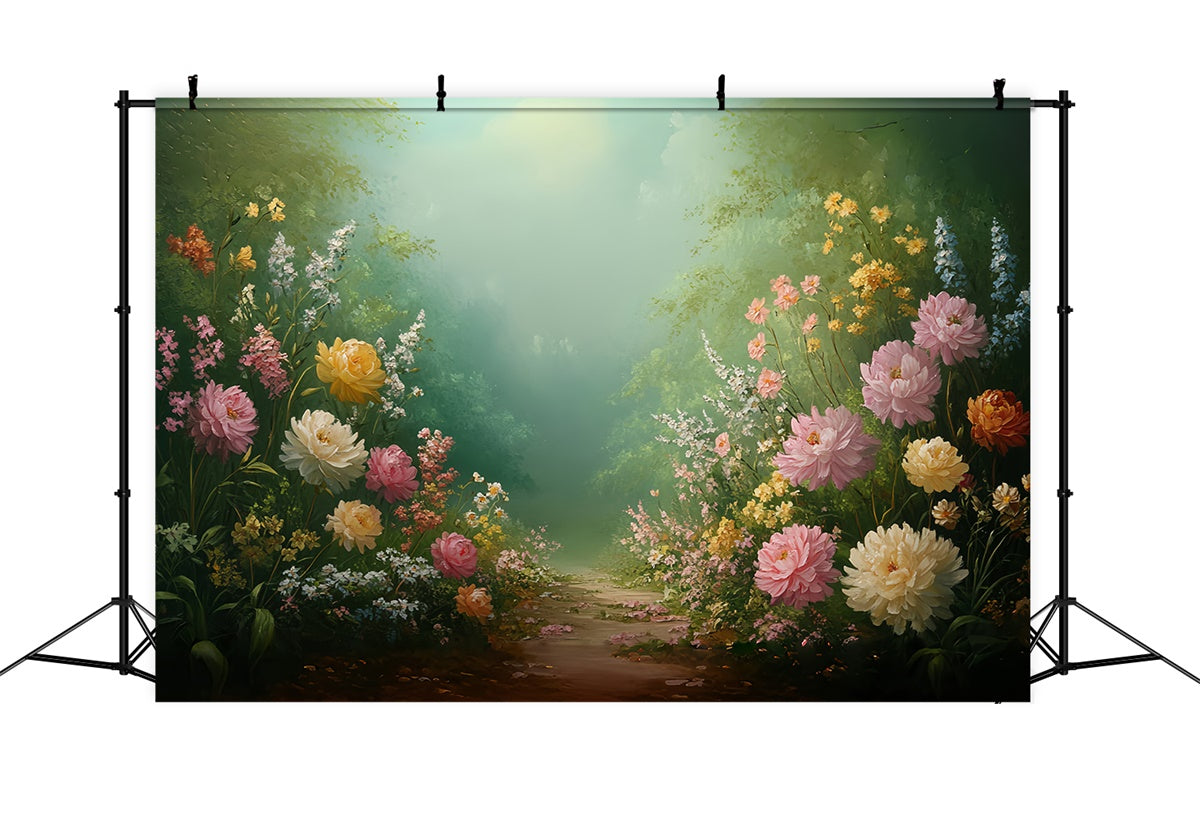 Fine Art Backdrops Secret Garden Path Schöner Fotohintergrund CSH57-266