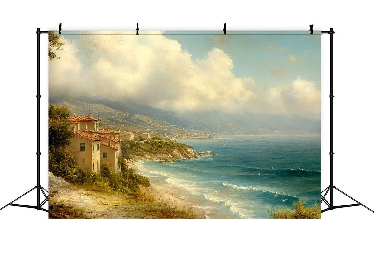 Backdrops Fine Art Sunny Shore Calm Stoffhintergrund CSH57-274