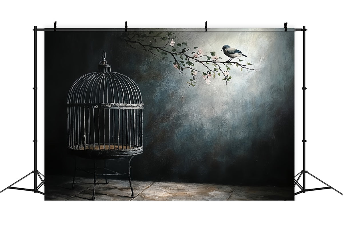Fine Art Fotografie Backdrop Silent Cage Garten Fotohintergrund CSH57-277