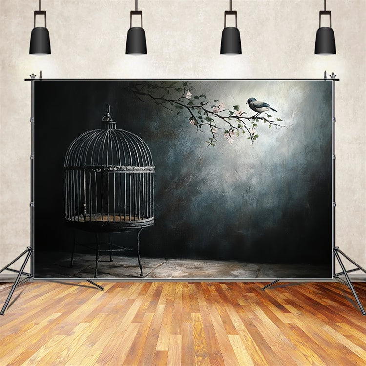 Fine Art Fotografie Backdrop Silent Cage Garten Fotohintergrund CSH57-277