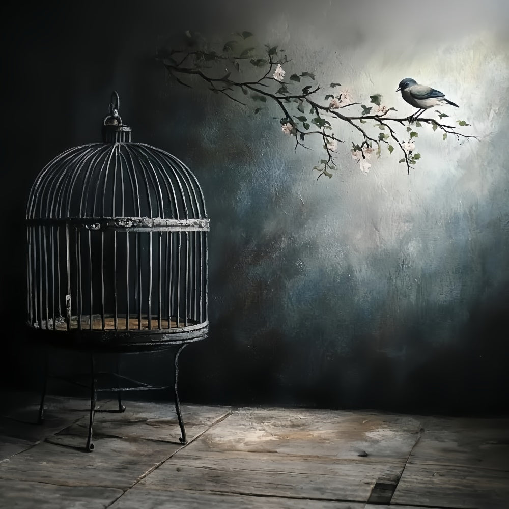 Fine Art Fotografie Backdrop Silent Cage Garten Fotohintergrund CSH57-277