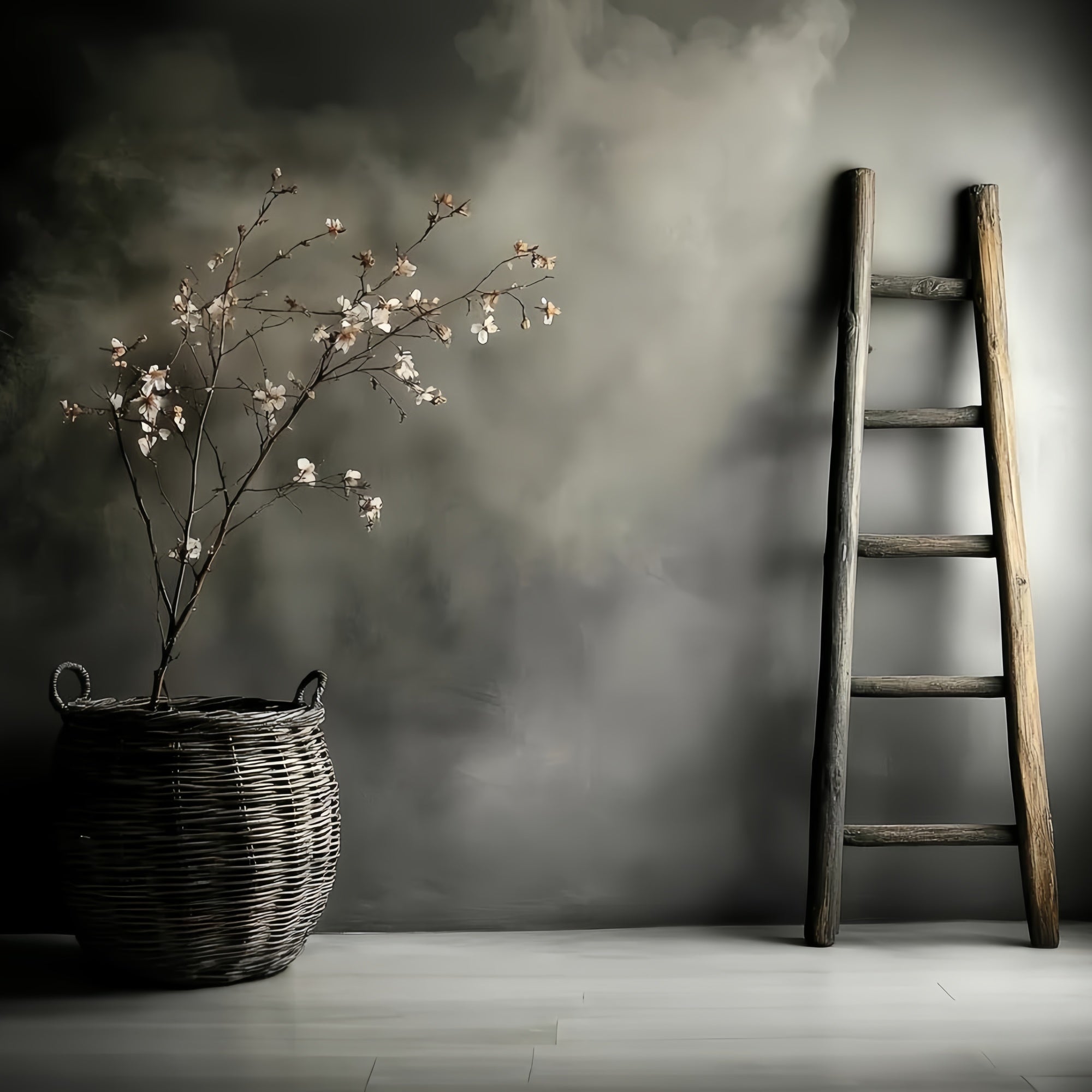 Backdrops Fine Art Rustic Ladder Bloom Videokulisse CSH57-278