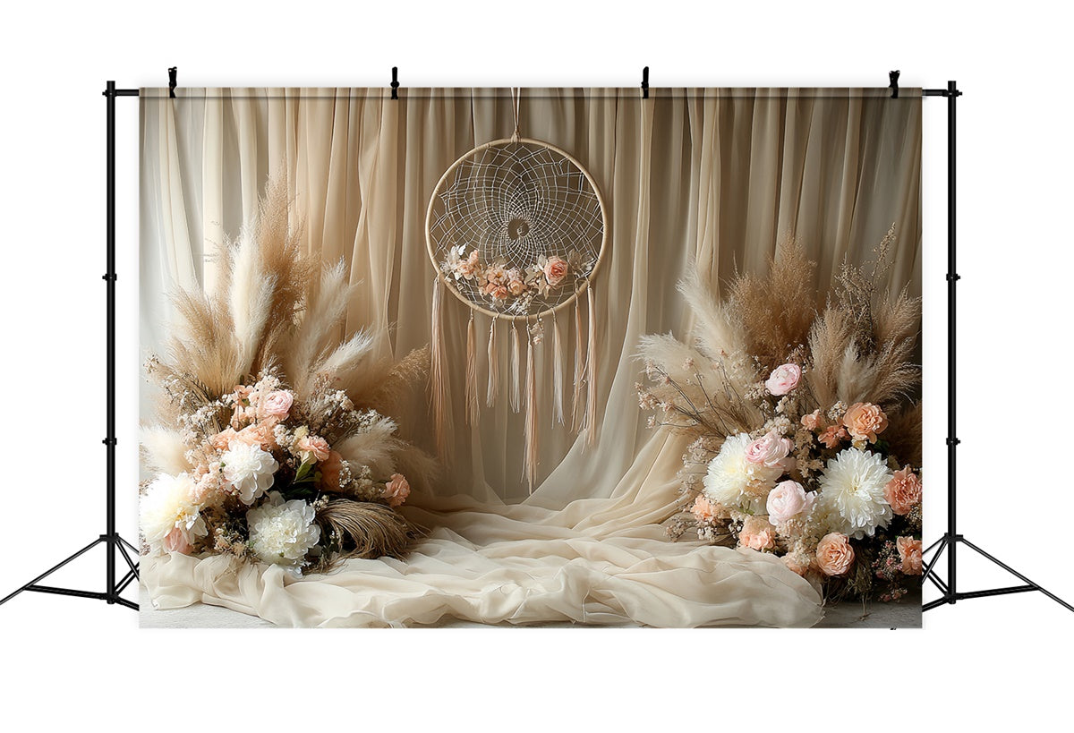 Bohemian Style Backdrop Blush Whisper Floral Foto Hintergrund CSH57-300