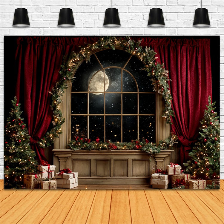 Weihnachten Fotografie Hintergründe Stille Nacht Fenster Hintergrund CSH6-245