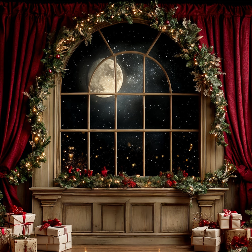 Weihnachten Fotografie Hintergründe Stille Nacht Fenster Hintergrund CSH6-245