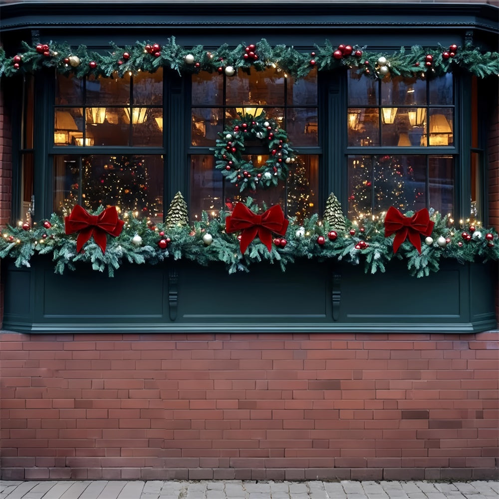 Professionelle Weihnachten Backdrops Festliche Schaufenster Backdrop CSH6-251