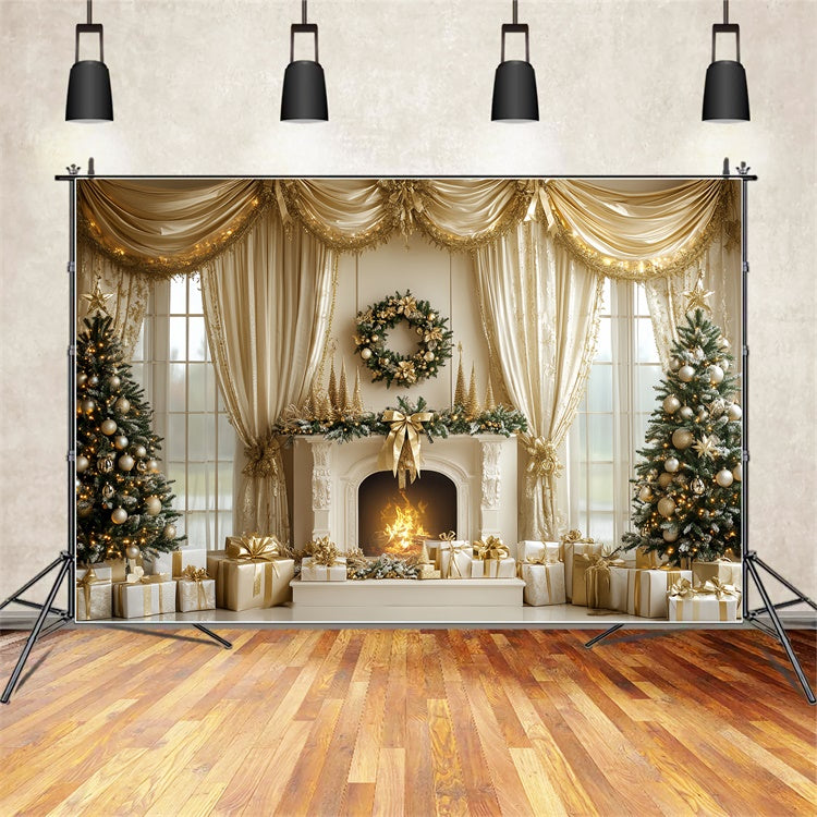 Weihnachten Kamin Backdrop Elegant Kamin Urlaub Hintergrund CSH6-262