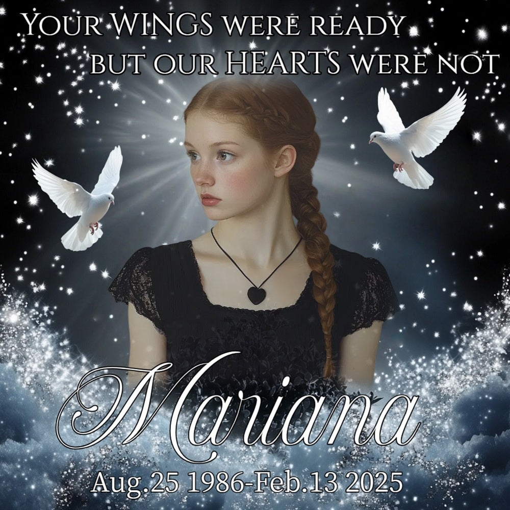 Gedenkkulisse Starlight Farewell Dove Personalisierte Kulisse CSH6-365