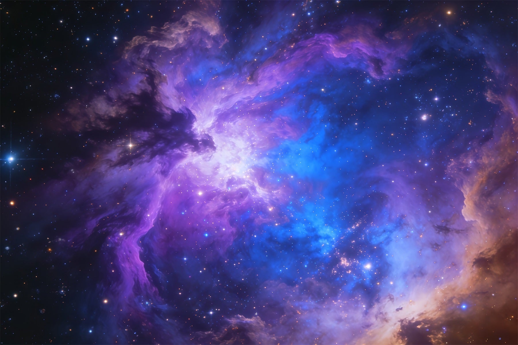 Hintergründe mit Himmel Lila-blaue kosmische Nebelwolken Fotohintergrund CSH62-128