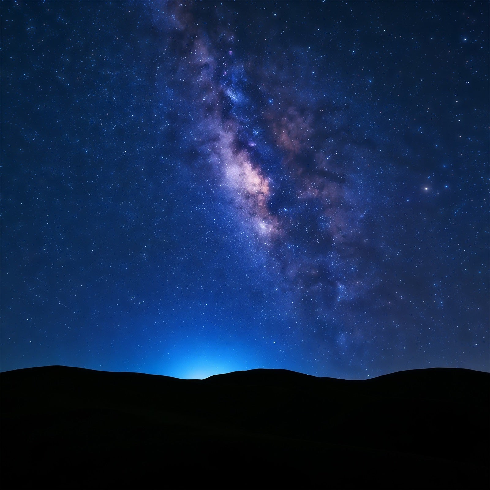 Himmel mit Wolken Hintergrund Milchstraße Dunkler Horizont Sternenhimmel Hintergrund CSH62-137