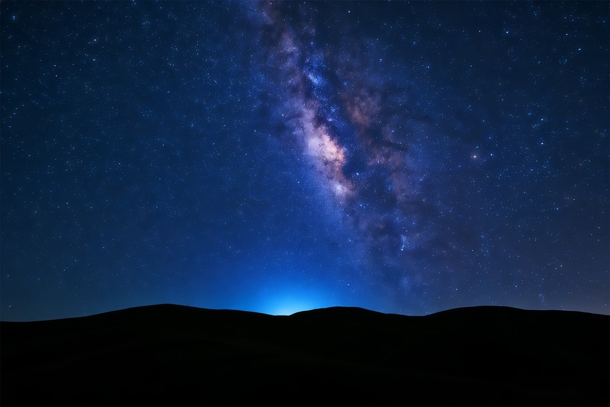 Himmel mit Wolken Hintergrund Milchstraße Dunkler Horizont Sternenhimmel Hintergrund CSH62-137